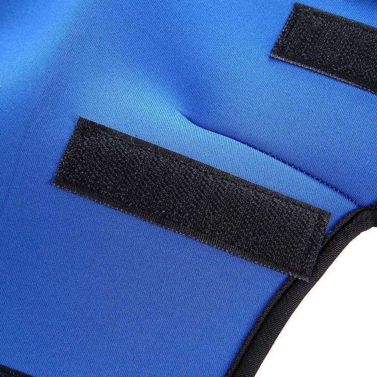 HJ19 Pet Surgery Rehabilitation Back Leg Protector Walking Aids, Size: L(Blue Left Back Leg)