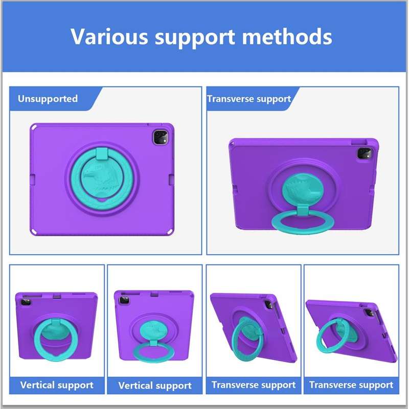 For iPad Pro 12.9 inch 2022/2021/2020/2018 EVA + PC Shockproof Tablet Case without Waterproof Fra...