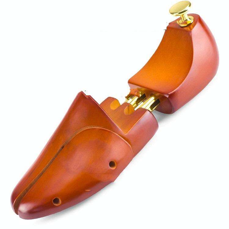 1 Pair Solid Wood Retractable Shoe Last Adjustable Shoe Supporter Shaping Moisture-Proof Shoe Sup...