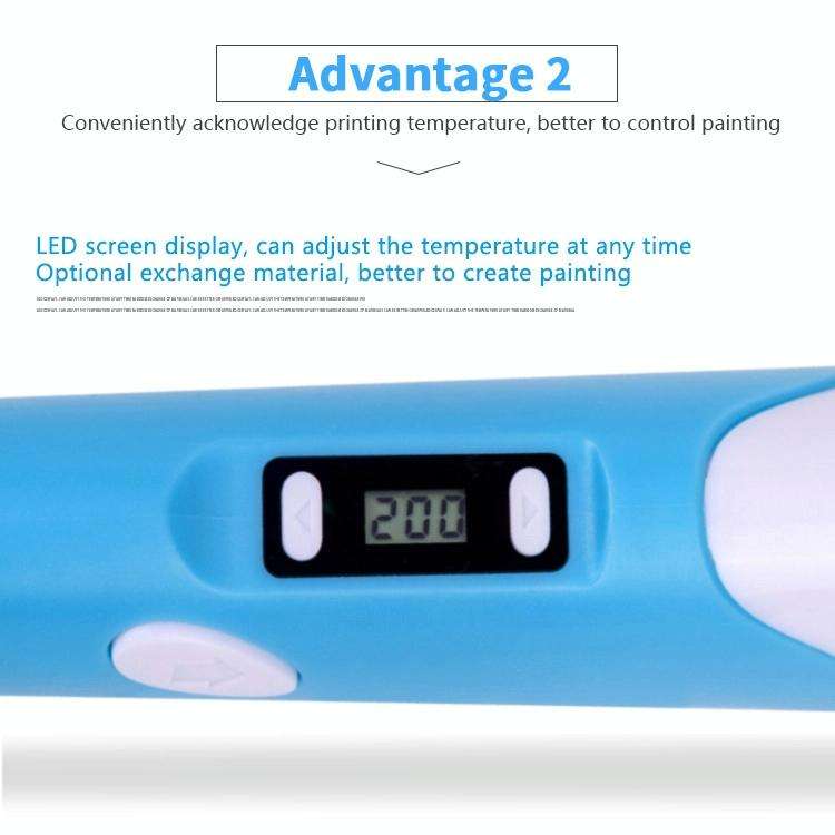 Hand-held 3D Printing Pen, USB Plug(Yellow)