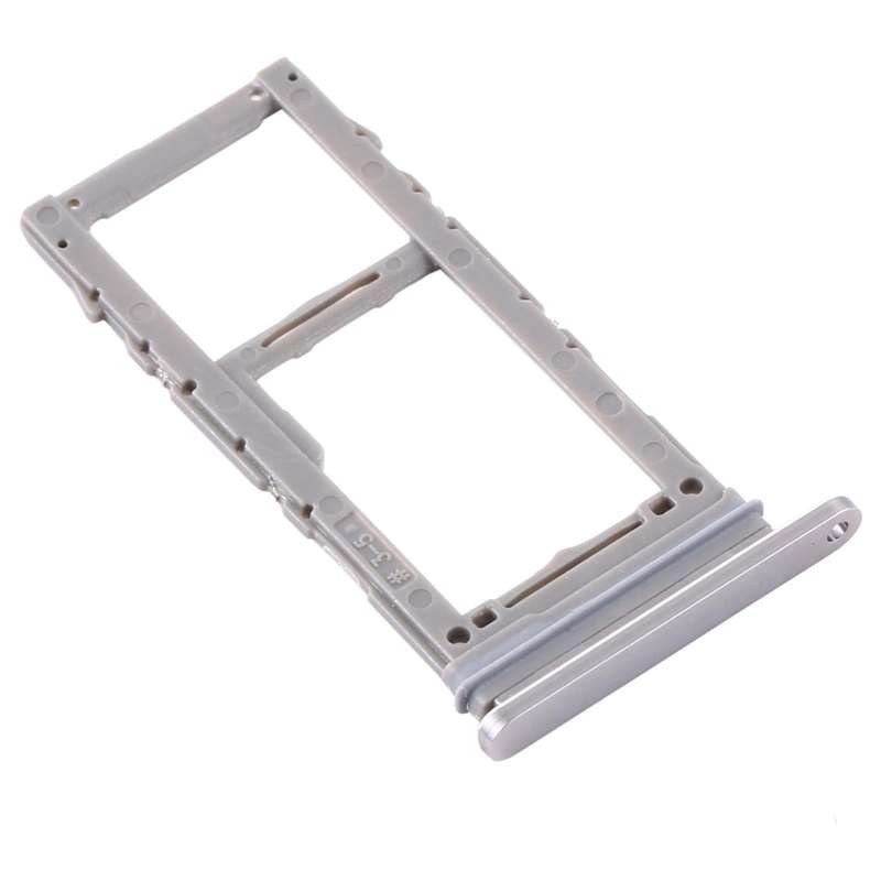 For Samsung Galaxy Note 10 Lite SM-N770 SIM Card Tray + Micro SD Card Tray (Silver)