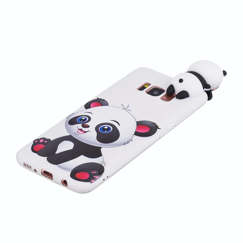For Galaxy S8 Shockproof Cartoon TPU Protective Case(Panda)