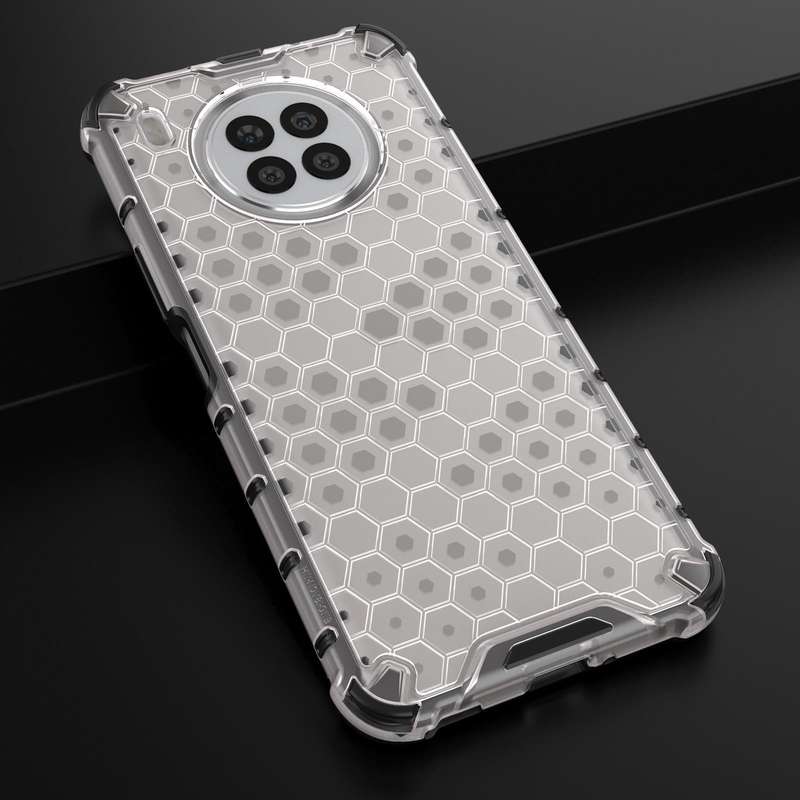 For Huawei Nova 8i Shockproof Honeycomb PC + TPU Protective Case(White)