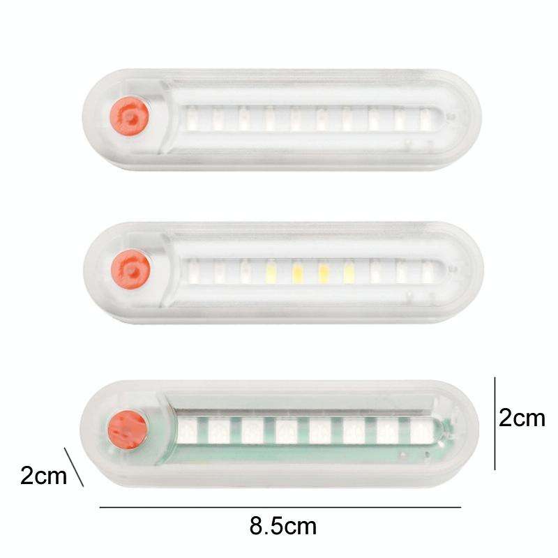 Motorcycle Electric Car Anti-Rear Collision Solar Strobe Warning Light, Specification: Blue Light