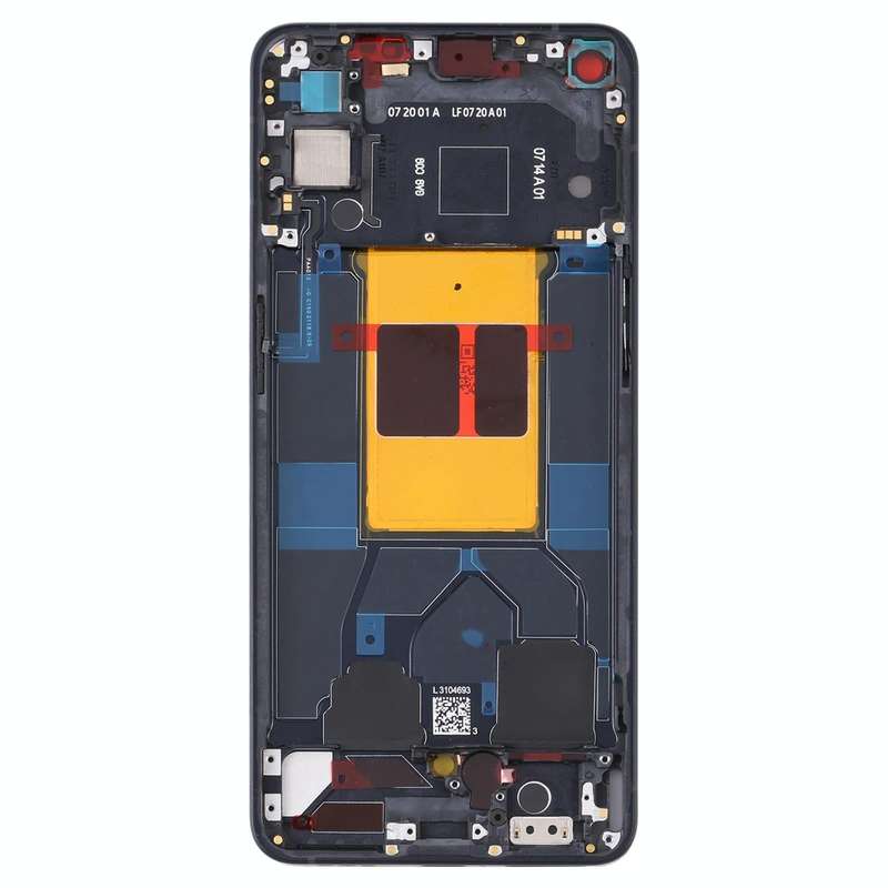 For OPPO Reno6 5G PEQM00 CPH2251 Original Front Housing LCD Frame Bezel Plate (Black)