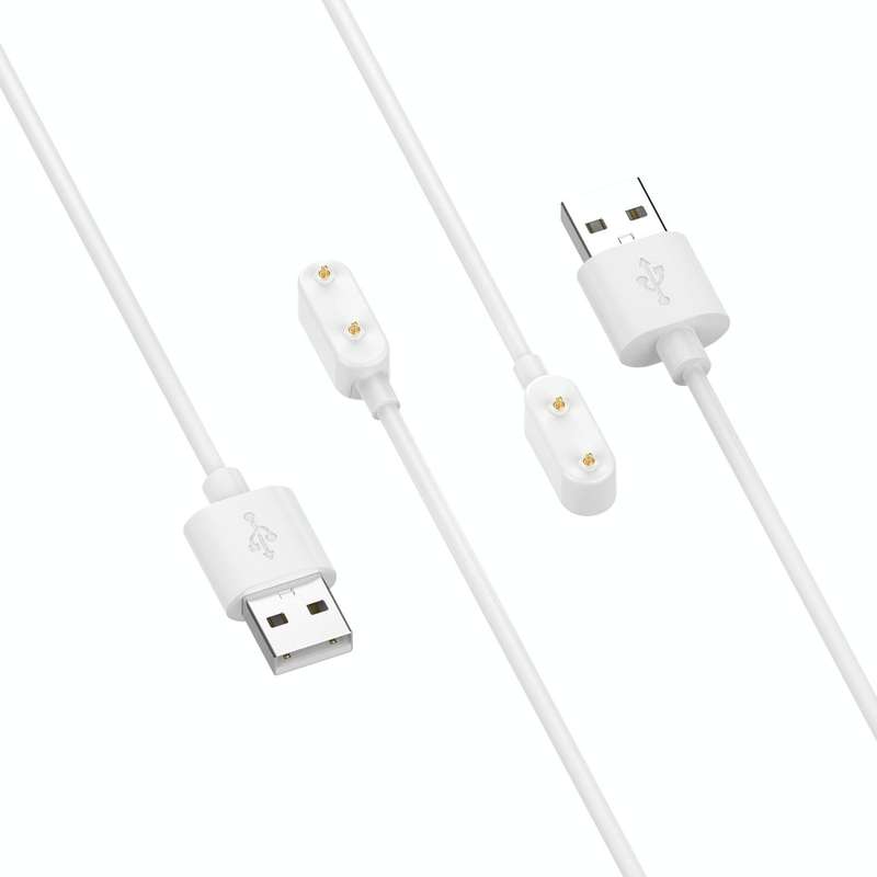 For Huawei Band 8 Smart Watch USB Charging Cable Without Chip Protection(White)