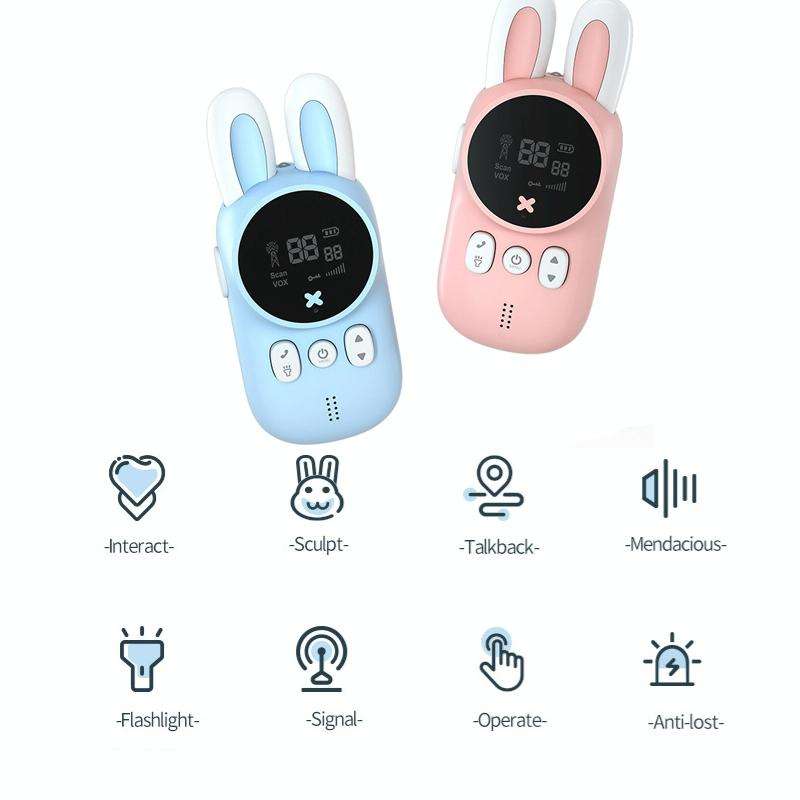 Children Voice Transmission Intercom Handheld Wireless Communication 3 Kilometers Parent-Child Ed...