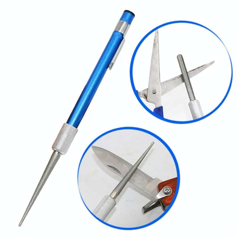 Diamond Carbon Steel Knife Fishhook Sharpener Portable Kitchen Accessories Multi Purpose Sharpene...