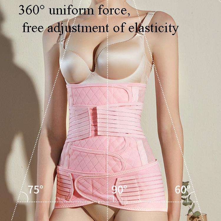 Postpartum Abdomen Belt Corset Belt Can Wear Elastic Abdomen Belt In All Seasons, Size: L(Green T...