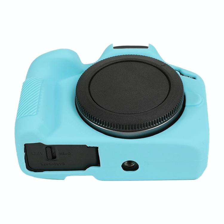 For Canon EOS R50 Soft Silicone Protective Case(Sky Blue)