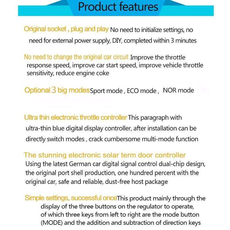 For Suzuki Ertiga 2018-2020 Car Potent Booster Electronic Throttle Controller