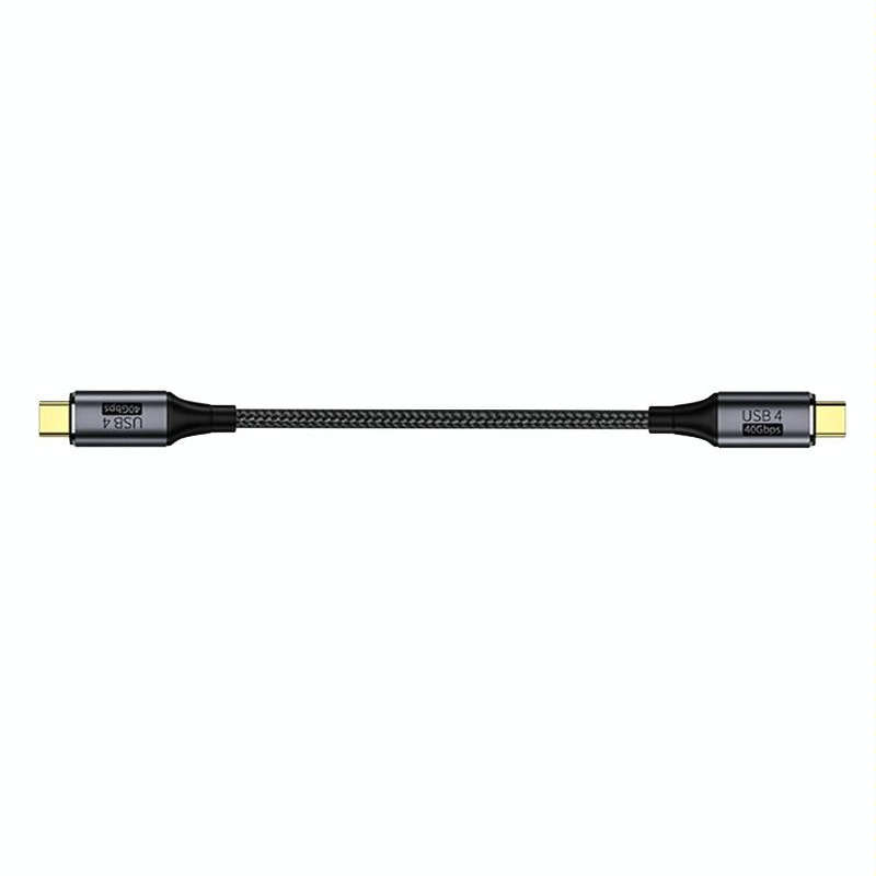 PD 100W Type-C to Type-C Fast Charging Nylon Braided Cable, Model: 0.8 m