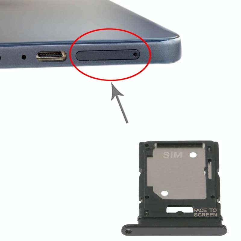 SIM Card Tray + Micro SD Card Tray For Xiaomi Redmi Note 11 Pro 4G/Redmi Note 11 Pro 5G/Redmi Not...