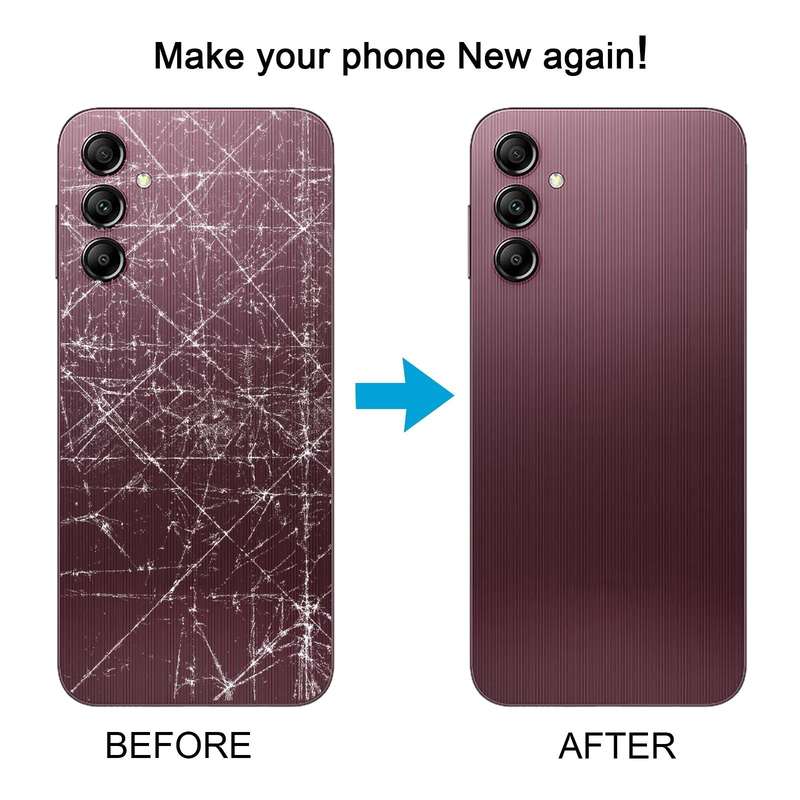 For Samsung Galaxy A14 SM-A145F Original Battery Back Cover(Silver)