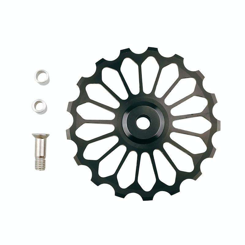 BIKERSAY Bicycle Rear Derailleur Bearing Guide Wheel Accessories, Color: SDL-17 Black
