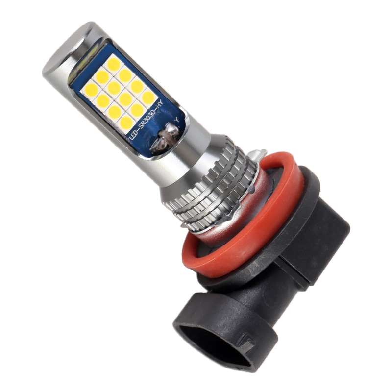 H11 / H8 2 PCS DC12-24V / 8.6W Car Fog Lights with 24LEDs SMD-3030 & Constant Current, Bag Packag...