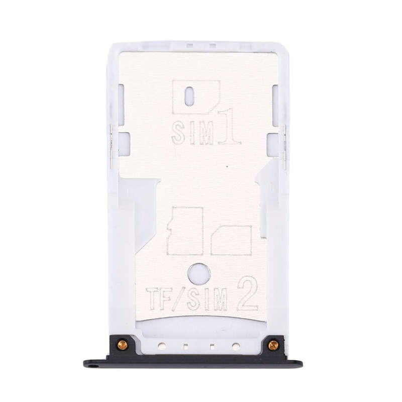 For Xiaomi Redmi 4X SIM & SIM / TF Card Tray(Black)