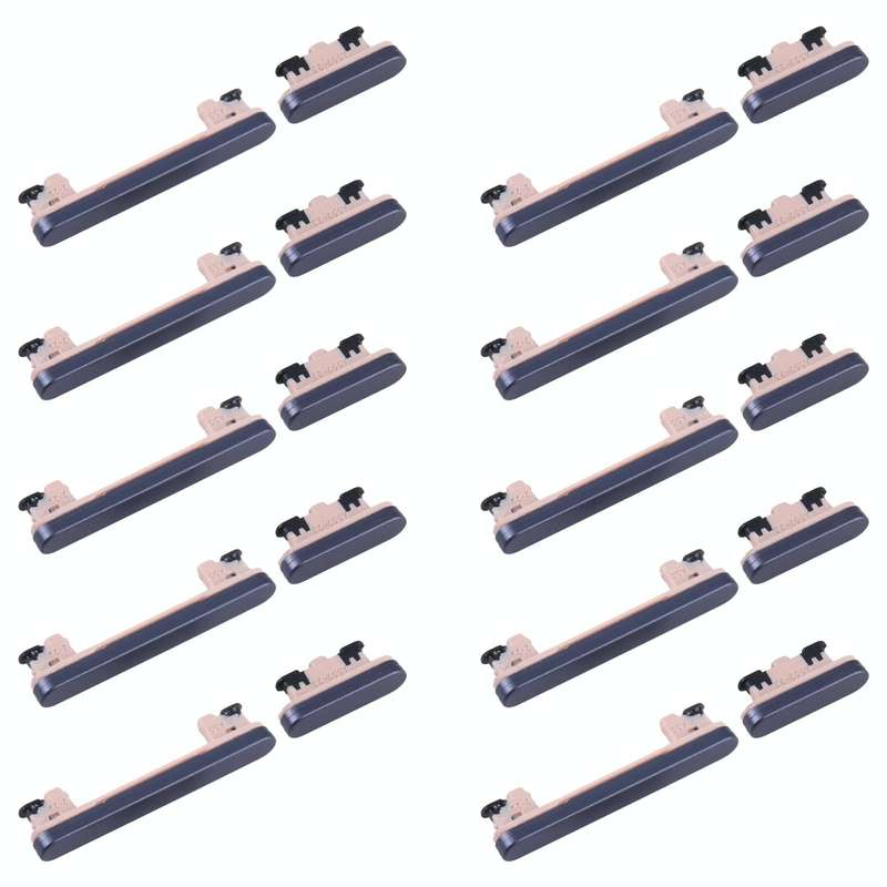 For Samsung Galaxy A55 SM-A556B 10pcs Original Power Button and Volume Control Button (Blue)