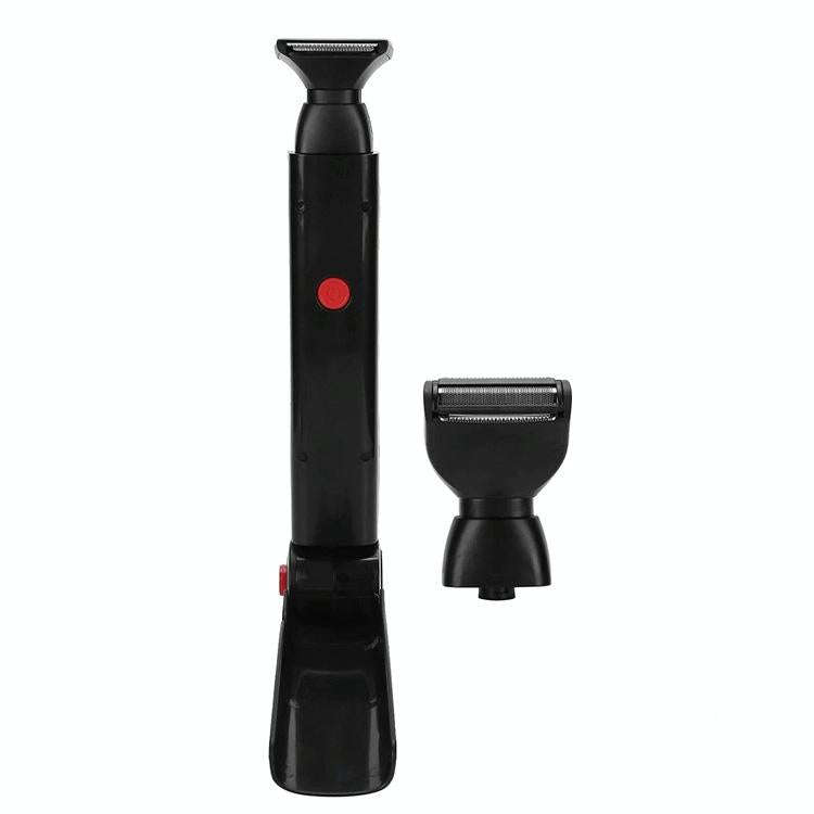B7 2-in-1 USB Rechargeable Electric Shaver Back Shaver(Black)