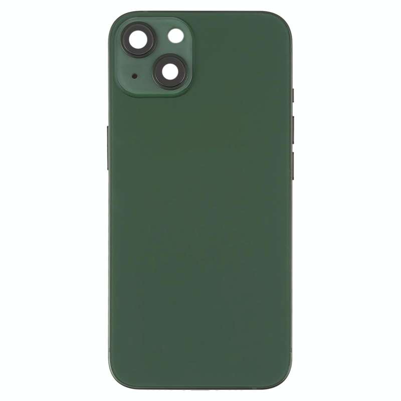 For iPhone 13 Battery Back Cover with Side Keys & Card Tray & Power + Volume Flex Cable & Wireles...