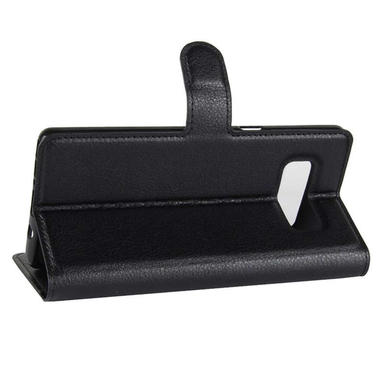 For Galaxy Note 8 Litchi Texture Horizontal Flip Leather Case with Holder & Card Slots & Wallet(B...