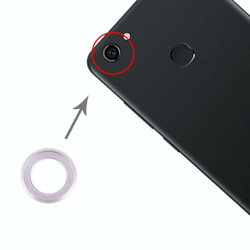 For Vivo Y73 10pcs Camera Lens Cover (Silver)