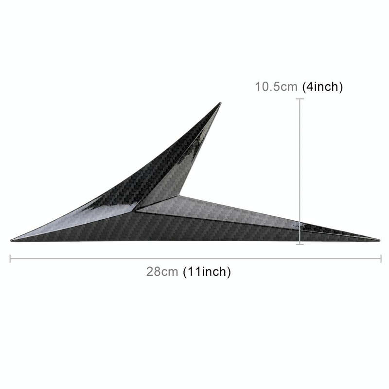 Modified Fender Side Wing Sticker Blade Side Shark Gill Car Body Decorative Sticker for Honda 10t...