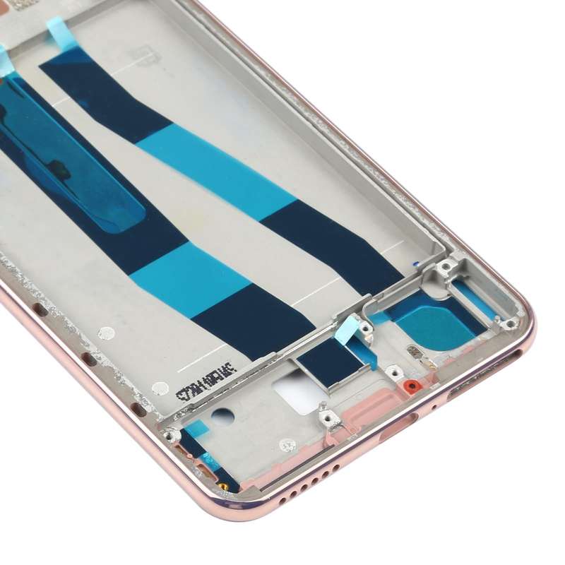 Original Front Housing LCD Frame Bezel Plate for Xiaomi Mi 11 Lite 4G M2101K9AG(Rose Gold)