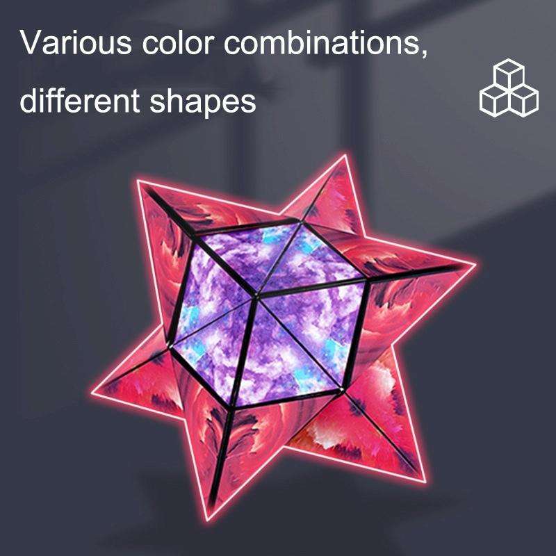 3D Variety Geometry Alien Magic Cube Magnetic Logic Thinking Children Educational Toys(Science Fi...