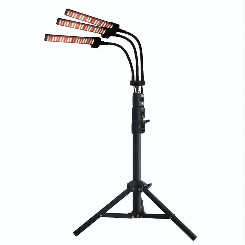 LED Growth Lamp Full-Spectrum Floor Tripod Plant Lamp Indoor Breeding Folding Filling Light, Spec...