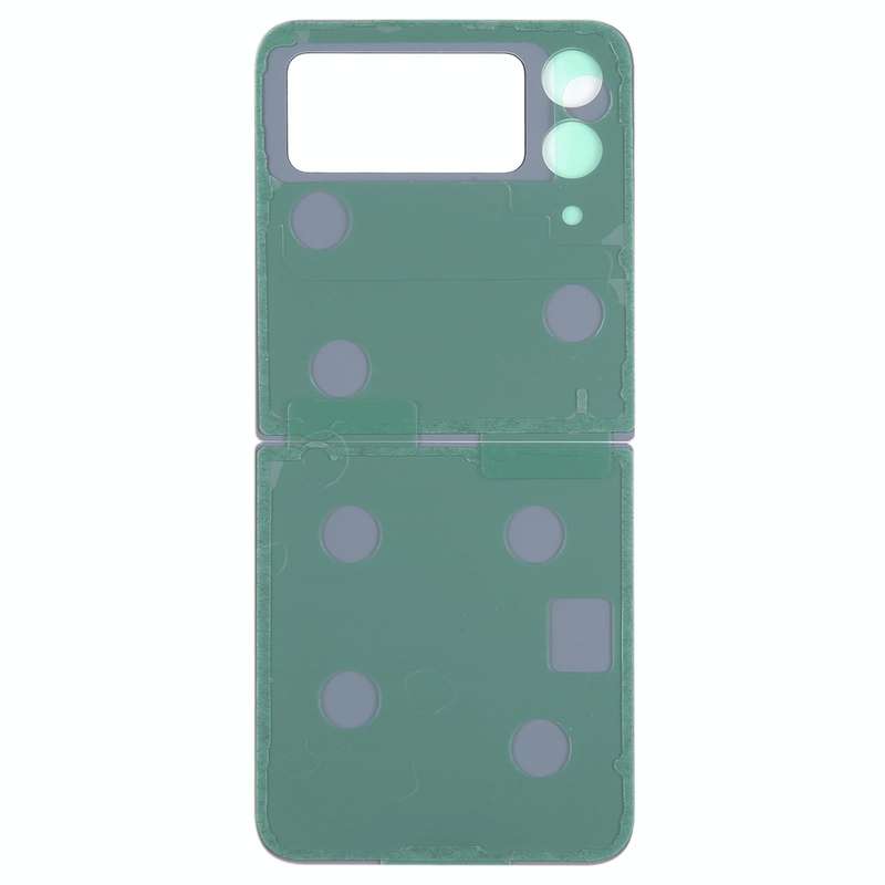 For Samsung Galaxy Z Flip4 SM-F721B Battery Back Cover with Camera Lens Cover(Blue)