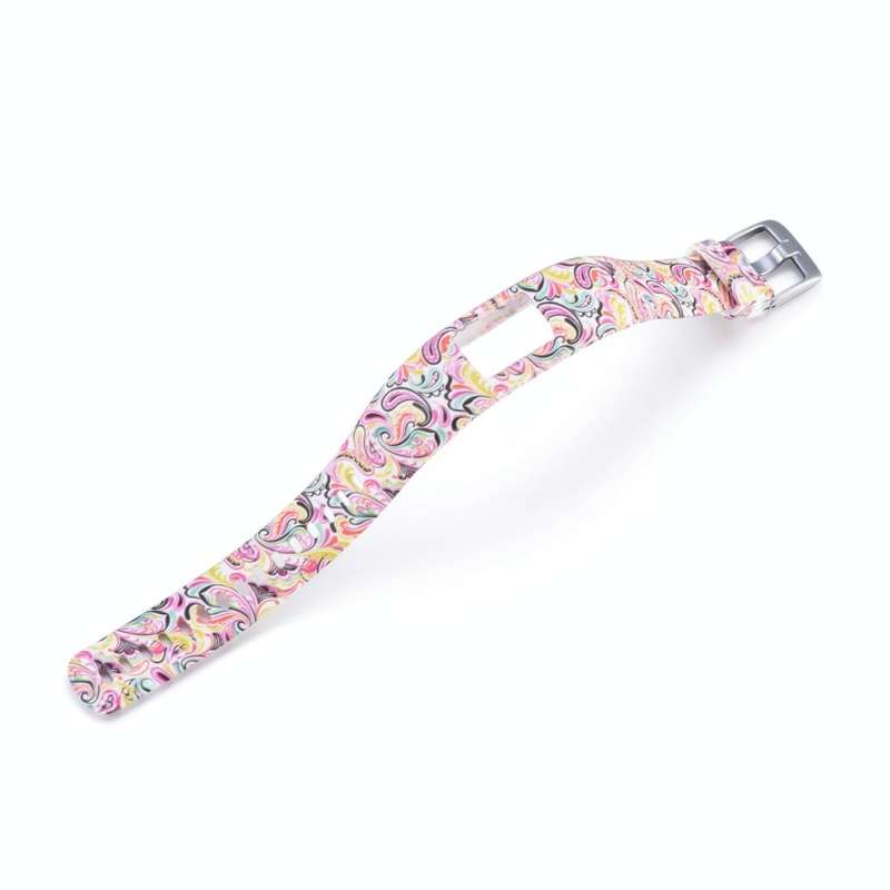 For Garmin Vivofit 4 Gloss & Color Integrated Silicone Watch Band(Facebook)