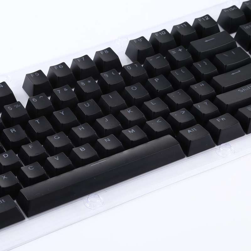 ABS Translucent Keycaps, OEM Highly Mechanical Keyboard, Universal Game Keyboard (Black)