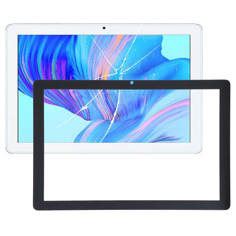 For Honor Pad X6 AGR-W09 AGR-WL09  Front Screen Outer Glass Lens (Black)