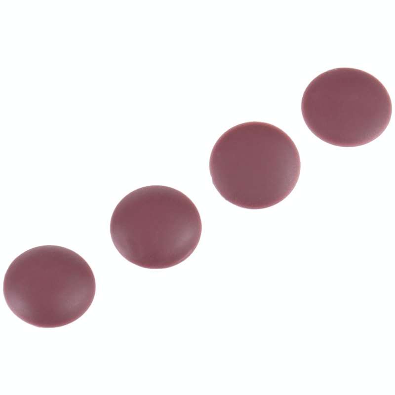 For Microsoft Surface Laptop 1 / 2 1769 13.5 inch  4 in 1 Bottom Case Rubber Mats (Red)