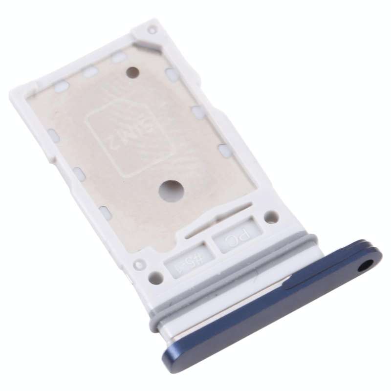 For Samsung Galaxy S21 FE 5G SM-G990B Original SIM Card Tray + SIM Card Tray (Blue)