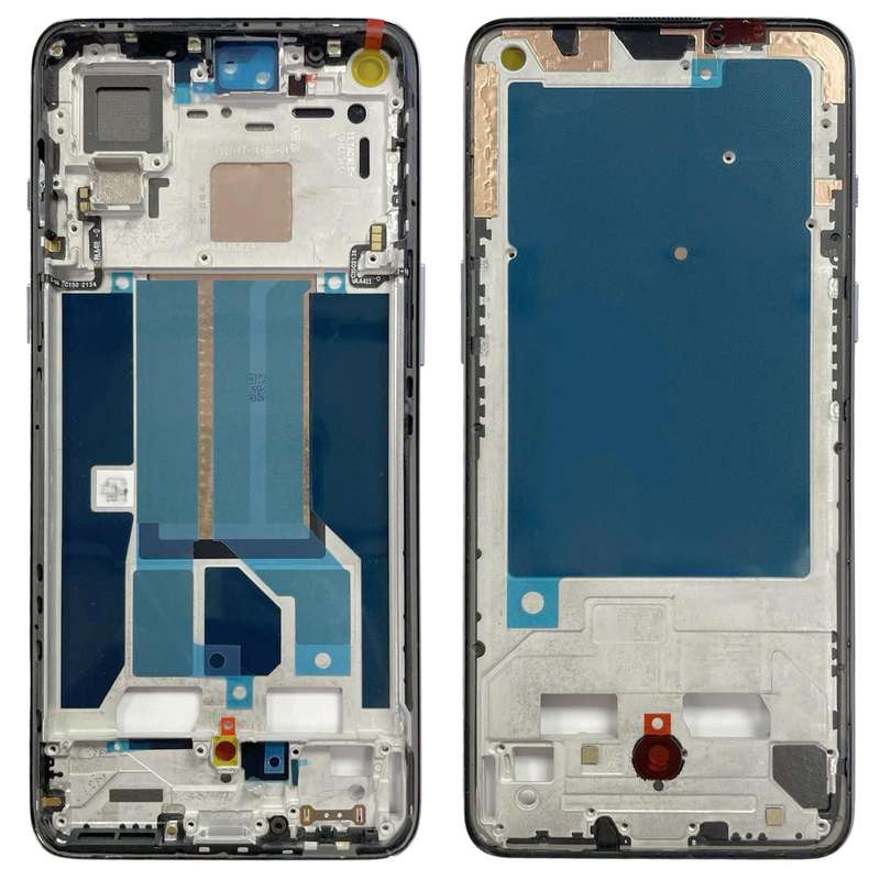 For OnePlus Nord 2 5G DN2101 DN2103 Middle Frame Bezel Plate (Blue)