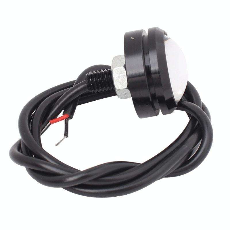 2 PCS 22.5mm 1.5W 150LM Blue Light 3 LED SMD 5630 Spotlight Eagle Eye Light Daytime Running Light...