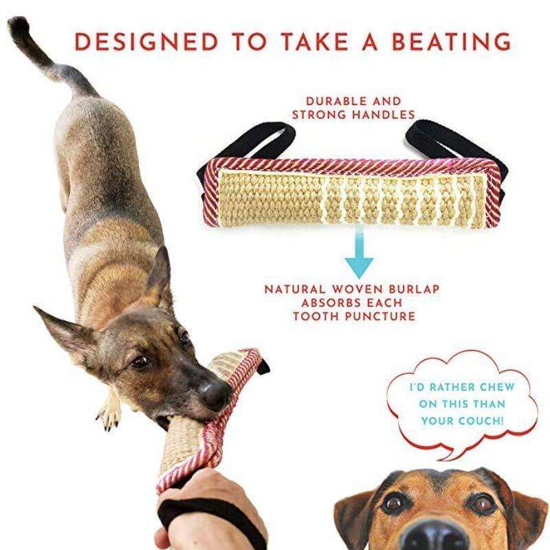Dog Training Hemp Bite Stick Dog Bite Stick Dog Training Supplies(A3)