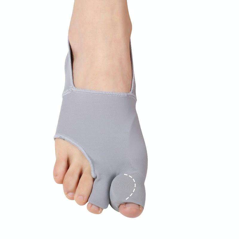 1 Pair Two Toes Split Toe Guard Foot Cover Toe Separation Thumb Varus Correction Foot Cover,Style...