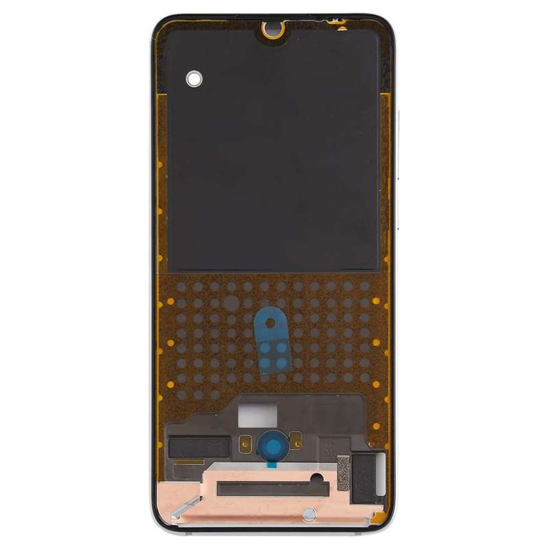 Front Housing LCD Frame Bezel Plate for Xiaomi Mi CC9 / 9 Lite(Silver)