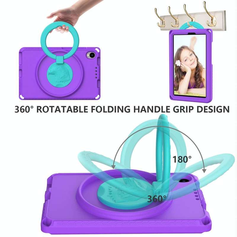 For Lenovo Tab M8 TB-8505 EVA + PC Shockproof Tablet Case without Waterproof Frame(Purple)