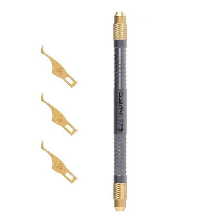 QIANLI 008 Multifunctioal CPU IC Glue Remover Knife Thin Blade Motherboard BGA Chip Glue Cleaning...