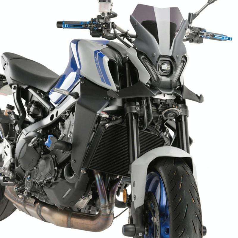 For Yamaha MT-09 2021-2023 Motorcycle Sport Downforce Naked Forntal Spoilers Aerodynamic Wing Def...