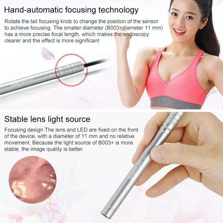 Supereyes B003+ Digital Electronic Vaginal Cervical Endoscope Private Inspection Instrument Self-...