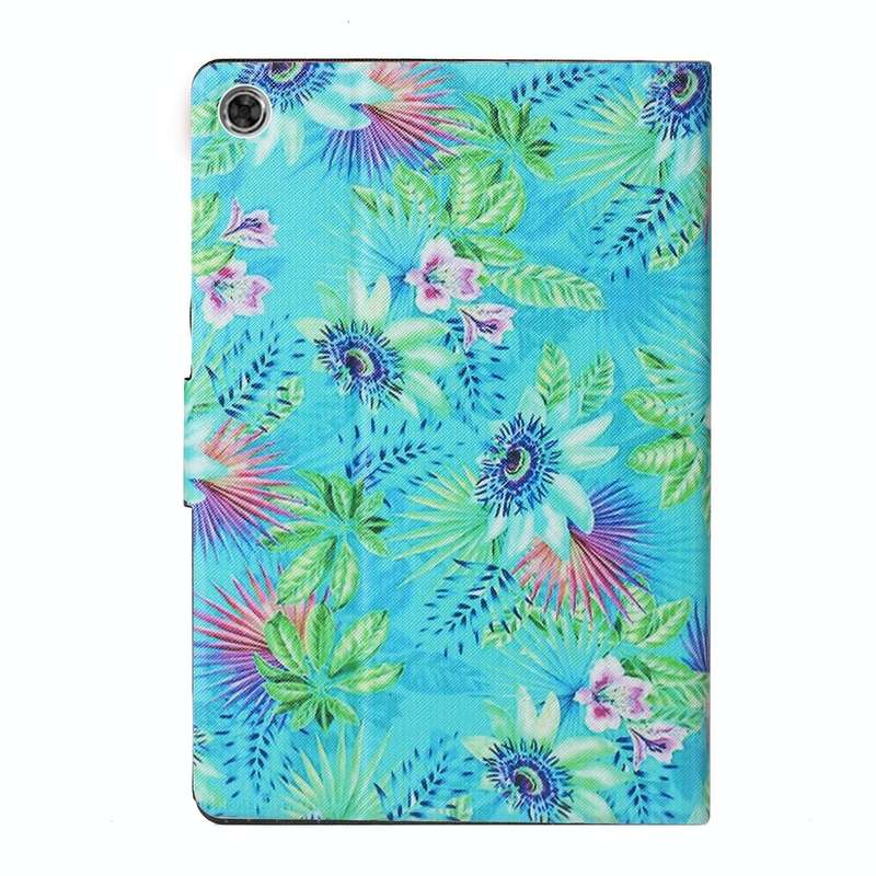 For Samsung Galaxy Tab A8 10.5 2021 Voltage Texture Coloured Drawing Pattern Leather Tablet Case(...
