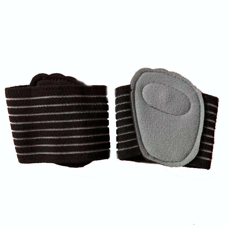 2 Pairs Magnetic Massage Forefoot Pad SBR Velvet Cloth Health Insole(Grey)