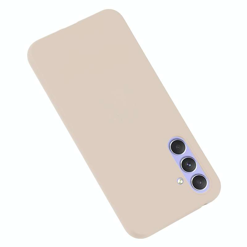 For Samsung Galaxy A54 5G GOOSPERY SOFT FEELING Liquid TPU Soft Phone Case (Apricot)