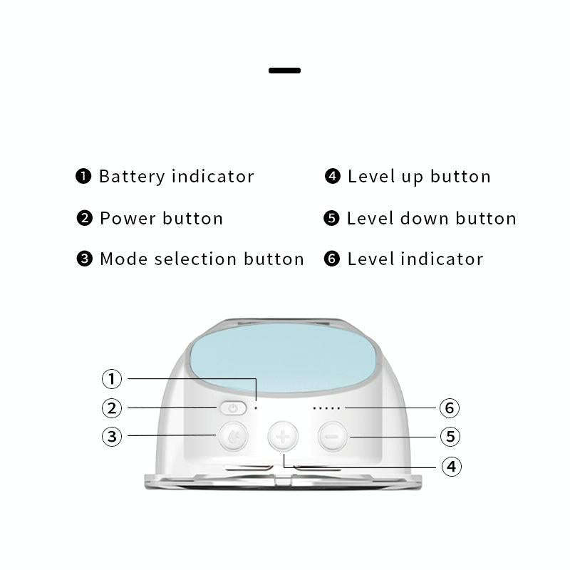 Wearable Automatic Breast Pump Massage Hands-free Invisible Wireless Large Suction Breast Pump S1...