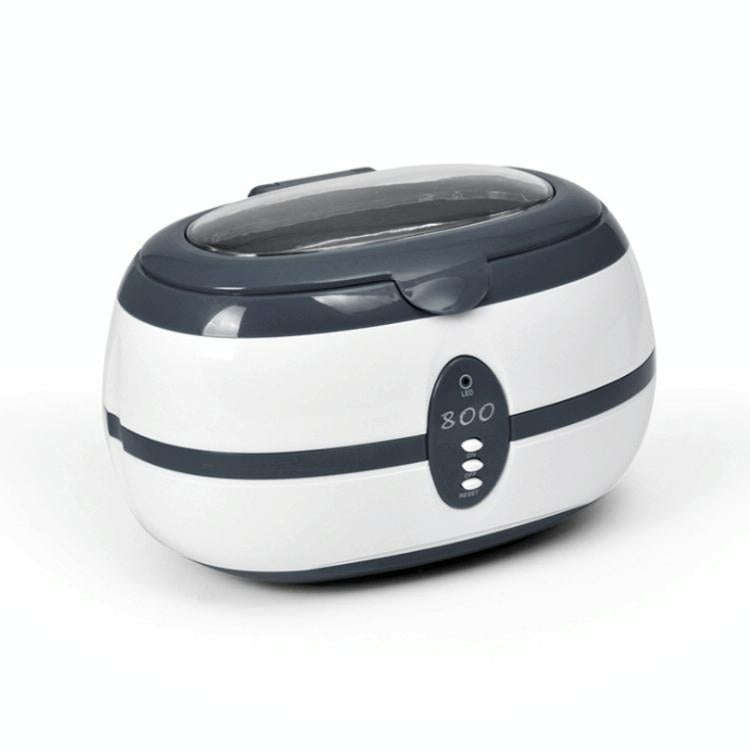 VGT-800 600ml Low Noise Vacuum Cleaner Ultrasonic Cleaner with SUS304 Tank for Home Jewelry Eyegl...